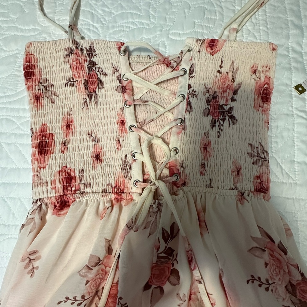 Rue21 Floral Maxi Dress with Roses - Picture 9 of 11